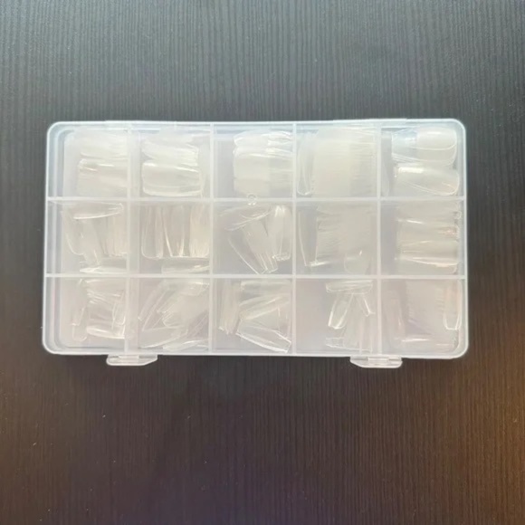 Soft Gel Nail Tips - Medium Coffin - Picture 3 of 4